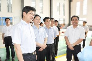 Mayor Wei Guoqiang Comes to Jiangsu Lantian Aerospace Industrial Park for investigation